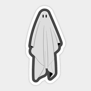 Halloween Ghost Costume Sticker